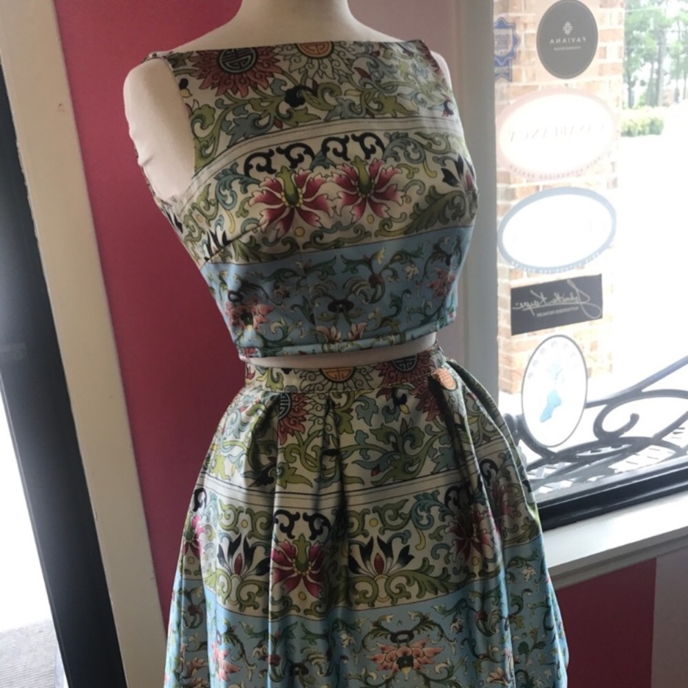 Two piece Sherri hill dress